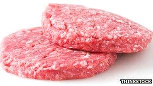 Raw burgers