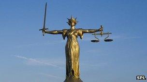 Lady Justice atop the Old Bailey