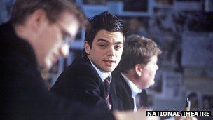 Dominic Cooper (centre) in The History Boys