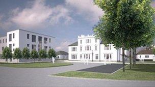 An artist's impression of Holyport College