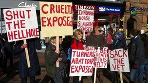 Protest in Nantwich