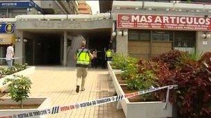 Chinese supermarket in Los Cristianos