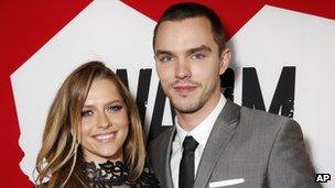 Nicholas Hoult and Teresa Palmer