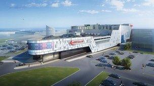 Artist's impression of new casino