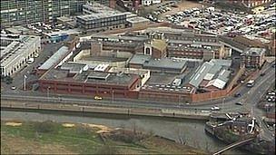 Aerial view of Gloucester Prison