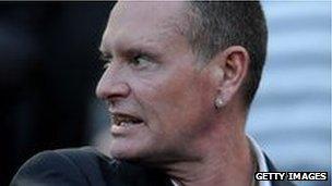 Former England footballer Paul Gascoigne