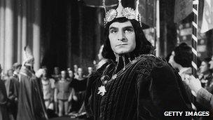 Laurence Olivier as Richard III in the Shakespeare play of the same name