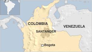 Map of Colombia