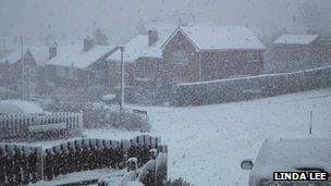 Snow in Ecclesfield, Sheffield