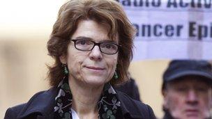 Vicky Pryce outside Southwark Crown Court on 5 February