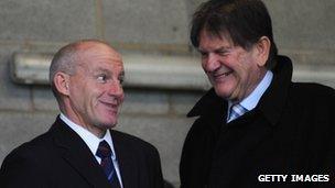 Steve Coppell and Sir John Madejski