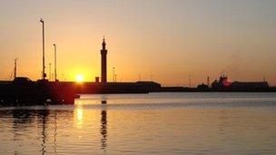 Grimsby docks