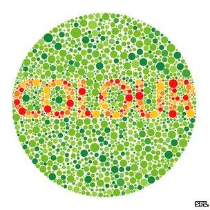 Colour blindness test