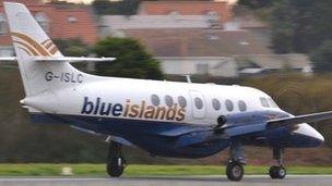 A Blue Islands aircraft