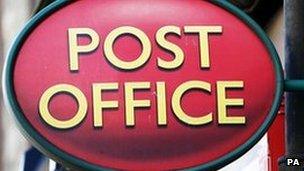 post office sign