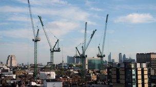 Cranes in London