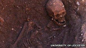 Richard III's skeleton