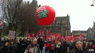 ICTU rally in Dublin