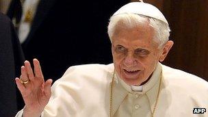 Pope Benedict on 6 February 2013