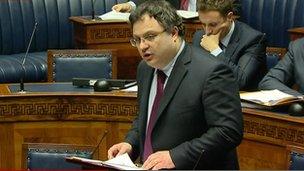 Stephen Farry in the Assembly