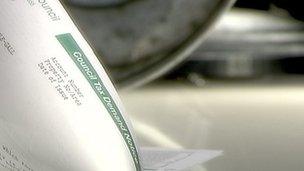 Council tax bill