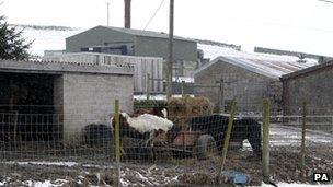 A general view of Peter Boddy slaughterhouse in Todmorden, West Yorkshire,