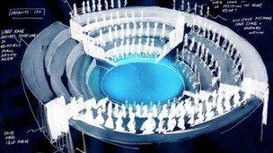 Artist's impression of the Roundabout Auditorium