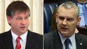 Basil McCrea and John McAllister