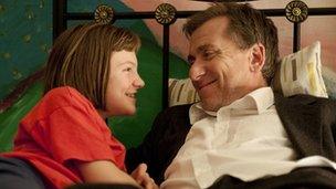 Eloise Laurence and Tim Roth in Broken