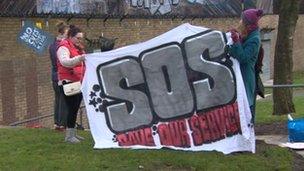 SOS march