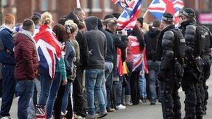 Loyalist protest