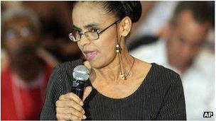 Former Brazil environment minister Marina Silva