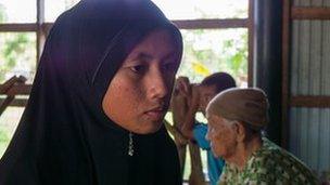 Darunee Alee, widow of 25-year-old militant Sa-oudi Alee