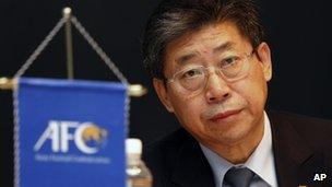 Acting head of Asian Football Confederation Zhang Jilong in Kuala Lumpur (20 Feb 2013)