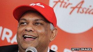 AirAsia's chief executive Tony Fernandes