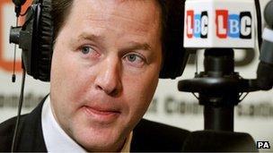 Nick Clegg on LBC