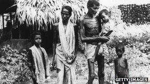 Indian famine victims in 1943