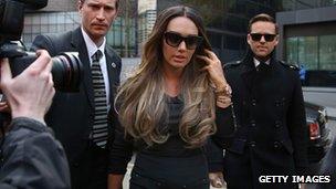 Tamara Ecclestone arrives at Southwark Crown Court on 18 February