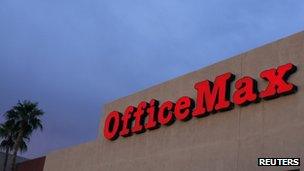 Office Max sign