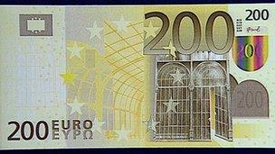 File image of 200 euro note