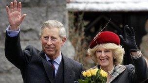 The Prince of Wales and Duchess of Cornwall