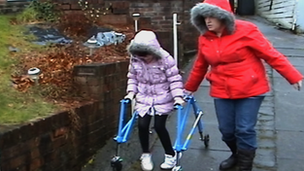 Emma Murphy with one of her daughters