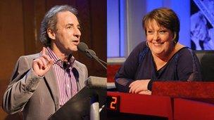 Kathy Burke and Harry Shearer