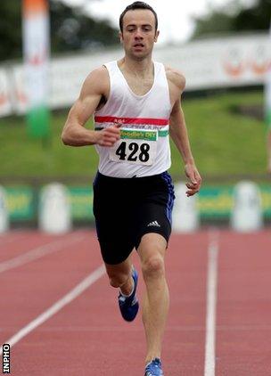 World Indoor 400m bronze medallist Paul McKee