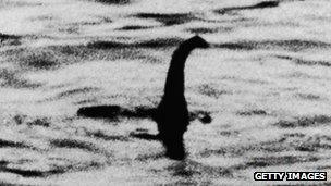 Faked image of Loch Ness Monster