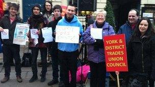 Protest at City of York