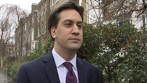 Labour leader Ed Miliband