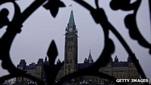 File photo of Parliament Hill, Ottawa, Canada