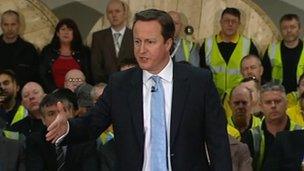 David Cameron at Prysmian