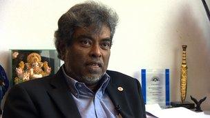 Lawyer Subhas Anandan in Singapore